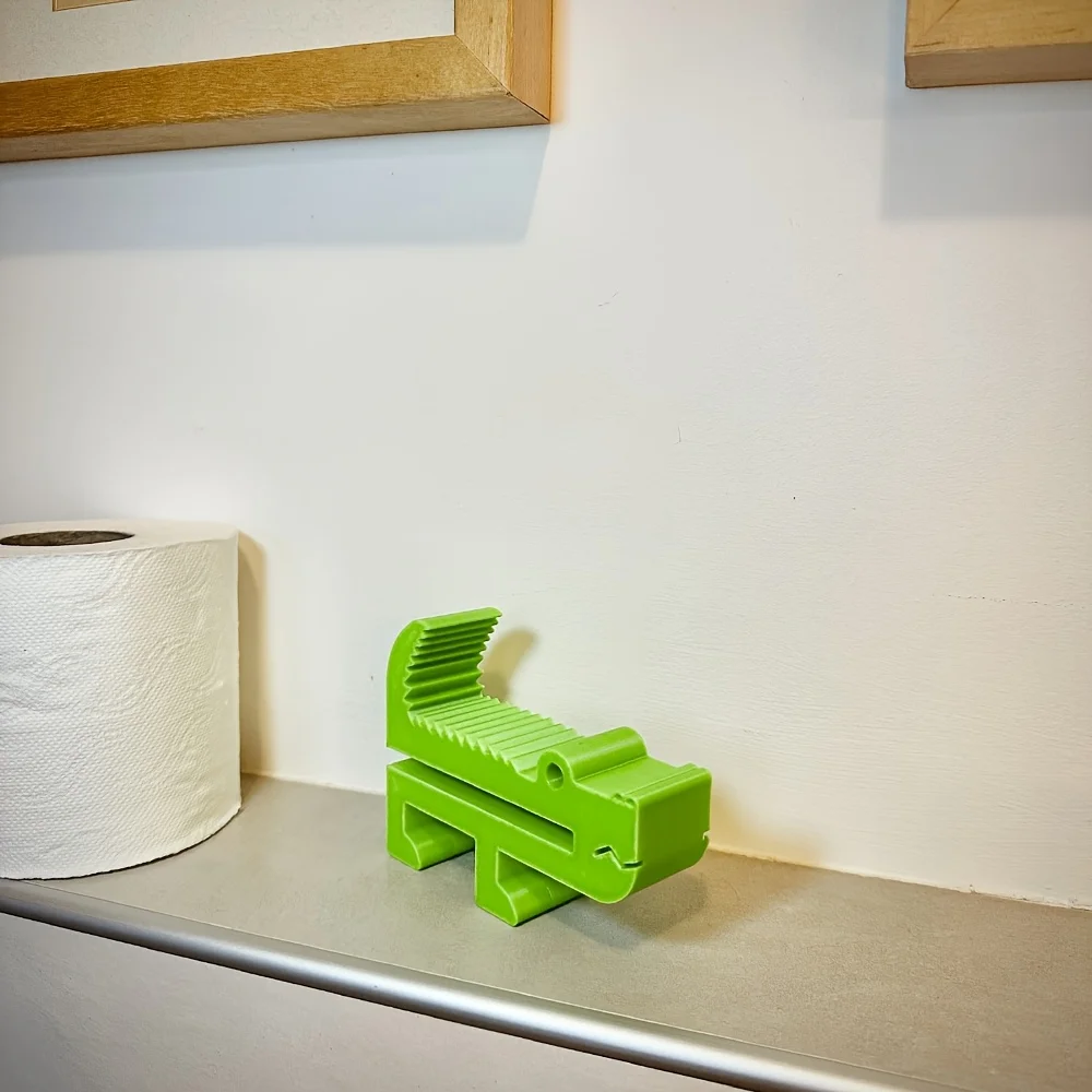 1pc Animal Shape Towel Hook,Easy Installation Door Mount, Brushed Plastic, Casual Style, Durable and Secure for Bathroom