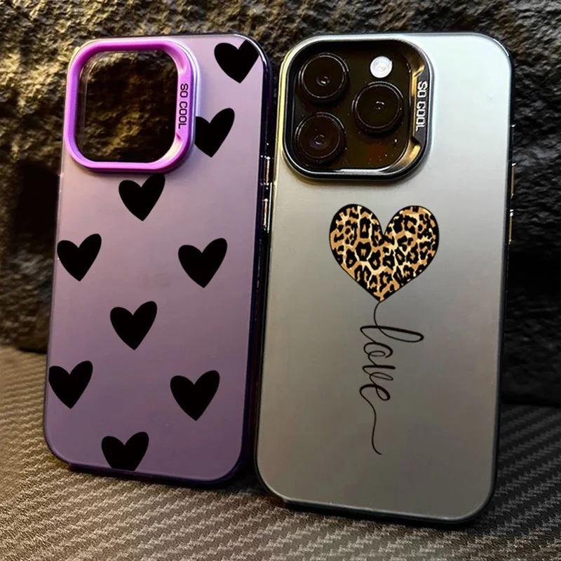 

Phone Case for Xiaomi Redmi 13 12 4G 14c 13c Note 11 12 13 14 Pro Plus 5G 12s 11s 10s 10 Pro Leopard Love Balloon Pattern Cover