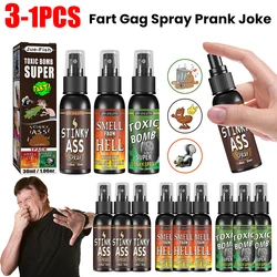 3-1 Stück Halloween Spielzeug 30ml Furz Knebel Streich Witz Kunststoff Flüssigkeit Party kreative Flüssigkeit extra stark stinkend stinkend Poop Gas Spray