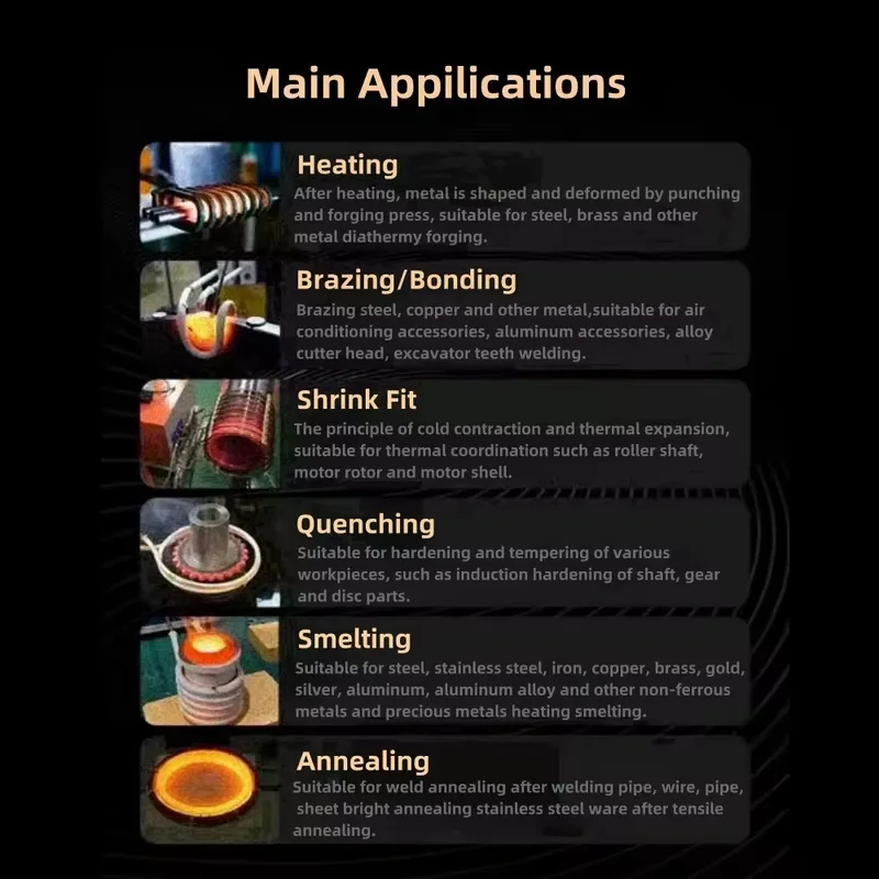 high frhequency  induction heating device Brazing Quenching Heating