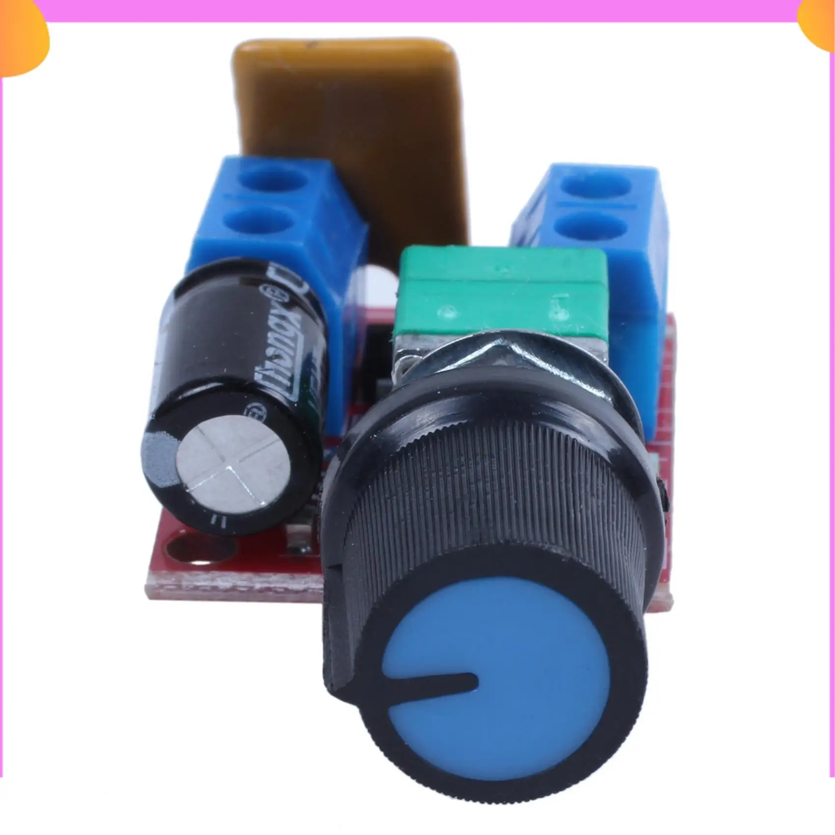 

A23P 2X Mini DC Motor PWM Speed Controller 3V 6V 12V 24V 35VDC 90W 5A DC Motor Speed Control Switch LED Dimmer