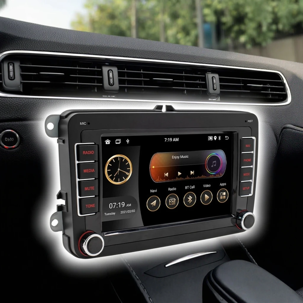 Creatall for   7-Inch Android Navigation GPS Carplay Dashboard Wireless Central Control All-In-One Machine 1-Year