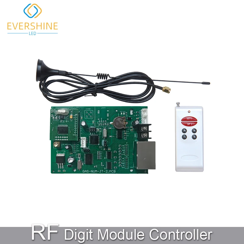 RF Control Card For 7 Segment Digital Number Module LED Gas Station Electronic Fuel Price Sign