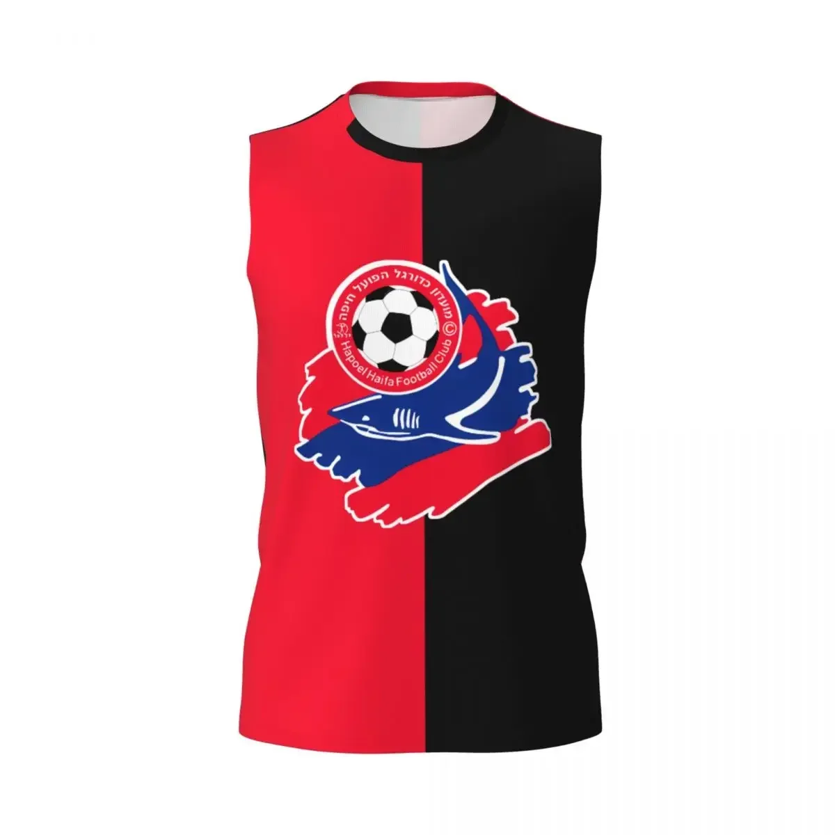 Hapoel Haifa Athletic Men's Hd Print Cotton Tank Top Muscle Tee Sleeveless T-Shirt Tagless Tank Undershirt