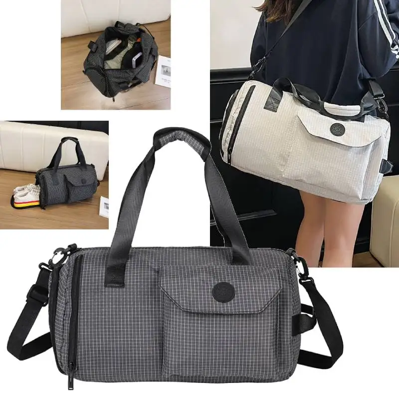 

Scione Fitness Yoga Handbag Sports Gym Hiking Trekking Crossbody Shoulder Bags Men Women Travel Camping Duffle with Shoes Pocket