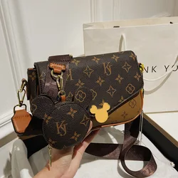 High-End Sense Presbyopia Bag New Fashion Retro Messenger Bag All-Match Female One-Shoulder Crossbody Bag Small Square Bag