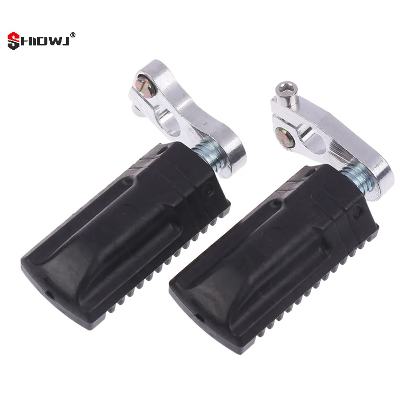1Pair Motorcycle Rear Foot Pegs Rests Pedals For 47cc 49cc Mini Pocket Bike Motorcycles Pedal Rear Footpegs Motor Accessories