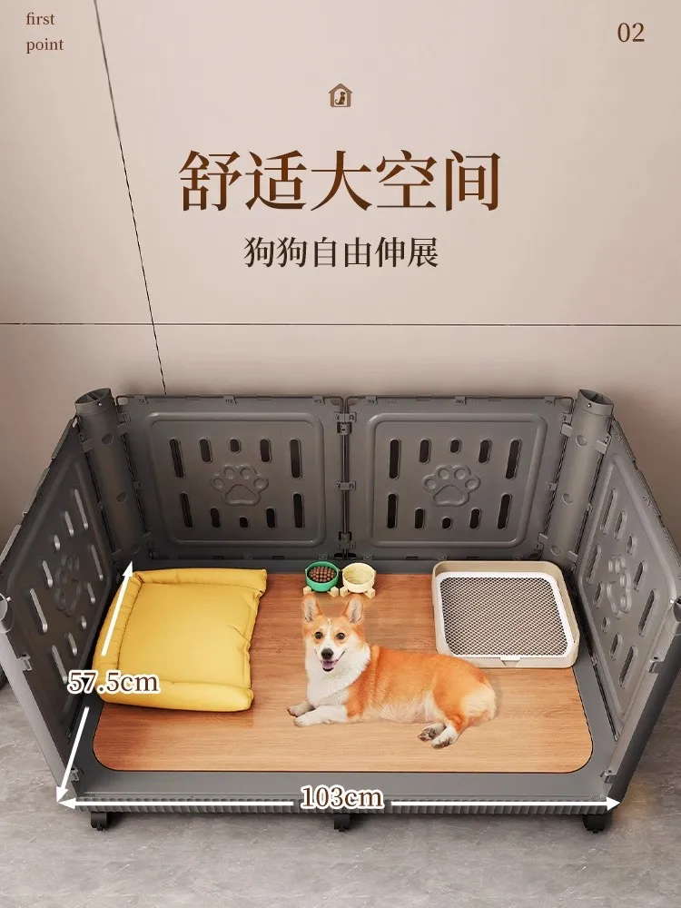 Advanced Luxury Pet Dog Special Use Small Apartment Type Villa Dog Cage Tall And tall Spacious One Room, One Bathroom Doghouse