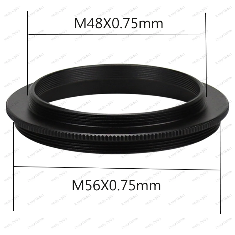 Beide Seiten Außengewinde Adapter T T2 M42 M48 M54 M56 SCT Astronomisches Teleskop Fotografie Zubehör M42x0,75 M48x0,75 M54x0,75 – Detail 11