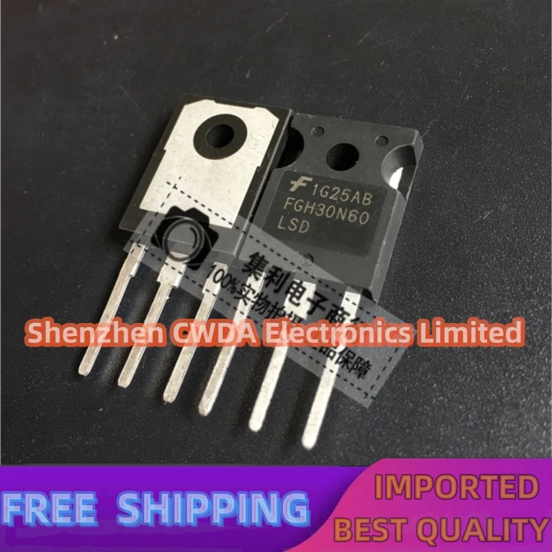 10PCS-20PCS  FGH30N60 FGH30N60LSD  IGBT TO-247 30A/600V In Stock Can Be Purchased 