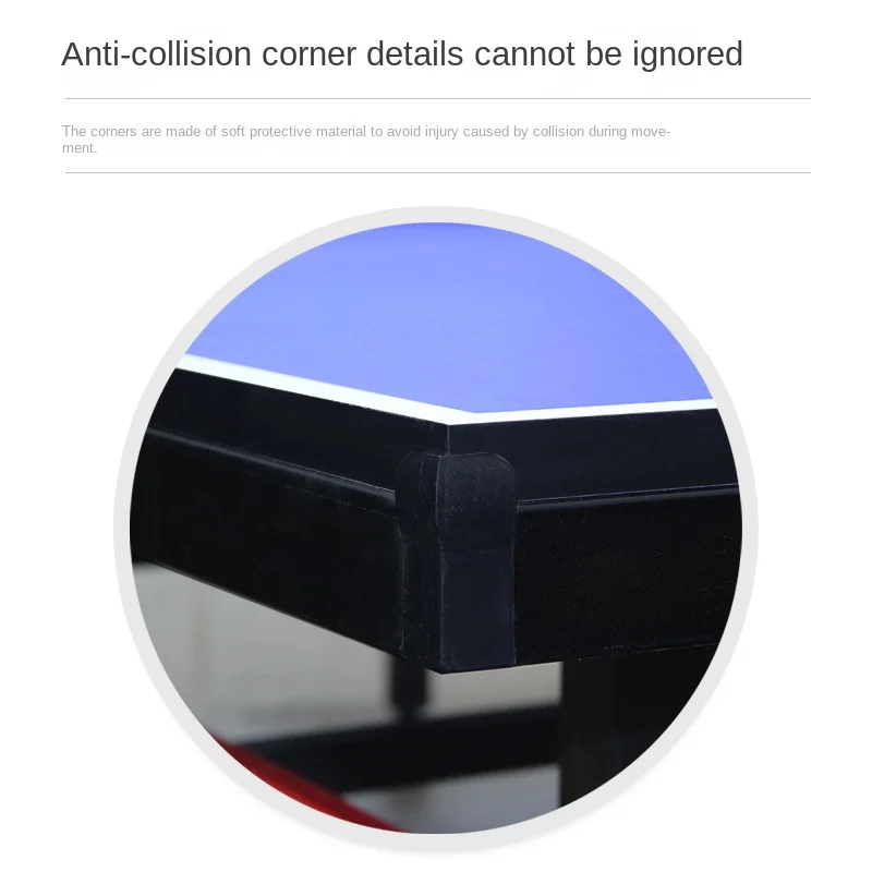 طاولة تنس طاولة MDF قابلة للطي مع حقيبة تدريب من الألومنيوم للاستخدام الداخلي/الخارجي