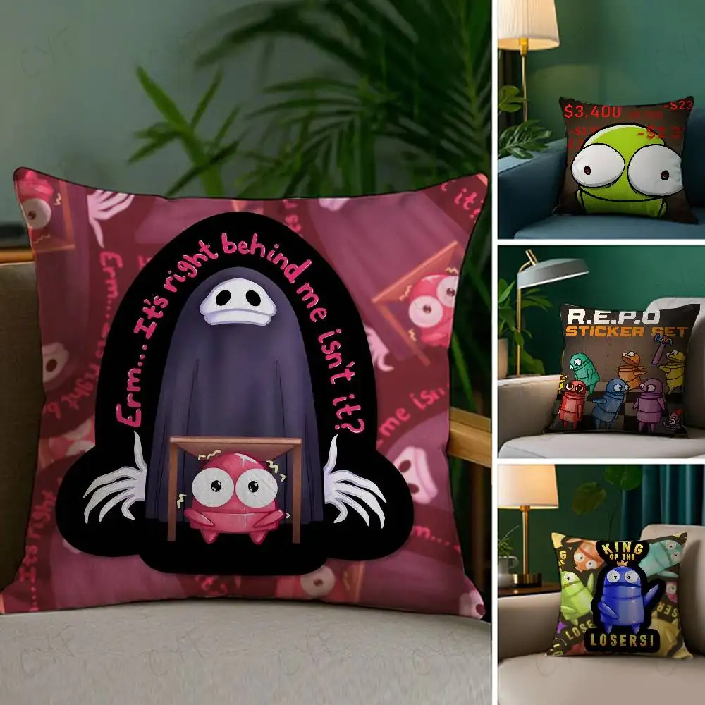 

Horrible Games R-R.E.P.O.-S Pillow Case Custom Printed Brushed Fleece Pillow, Baby Skin-Touch, Eco-Friendly Dye-Sublimation Cush