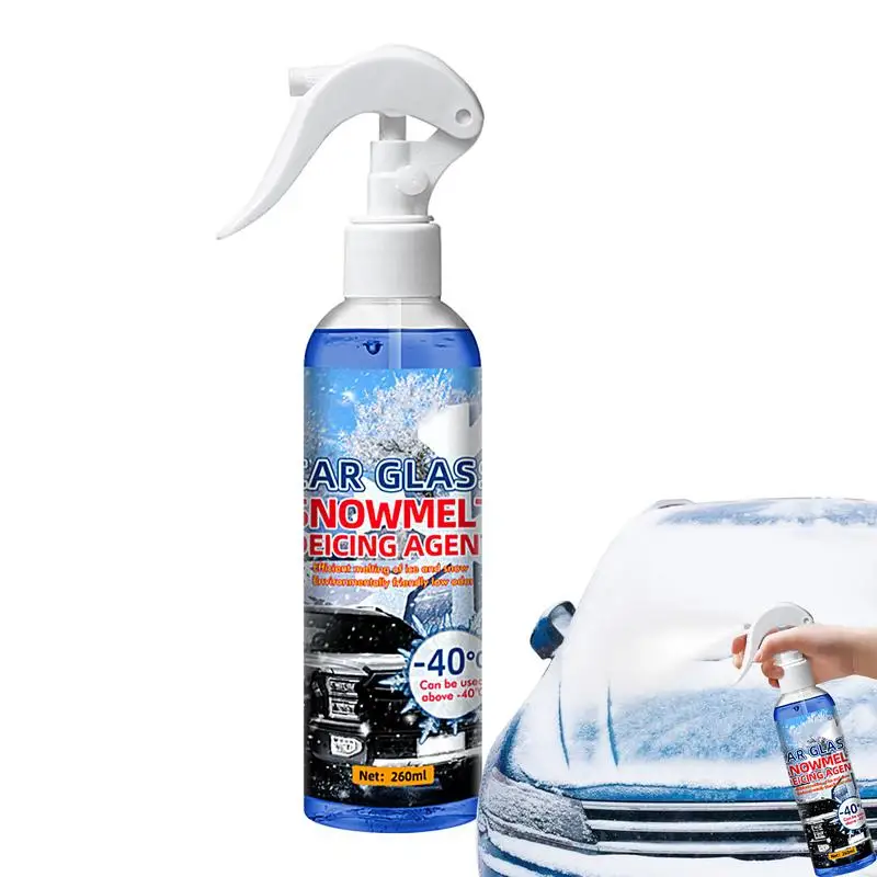 Snow Melting Spray Defrosting Anti Frost Spray Windshield De-Icer Spray Instantly Melts Windshield Spray Deicer Car Windshield