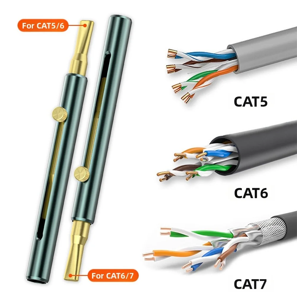 Network Cable Straightener For Cat6 Cat7 Twisted Pair Wire Untwisting Tool Ethernet Cord Straightening Hand Device
