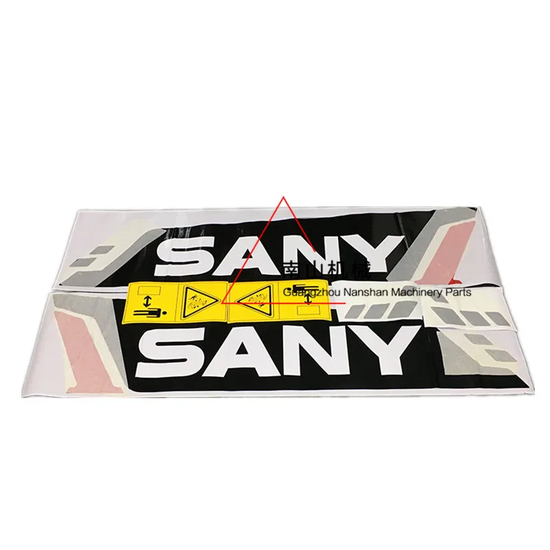 

Excavator Accessories For Sany Excavator 485-9 Big Arm Sticker Body Logo Whole Car Sticker Decal Color Bar