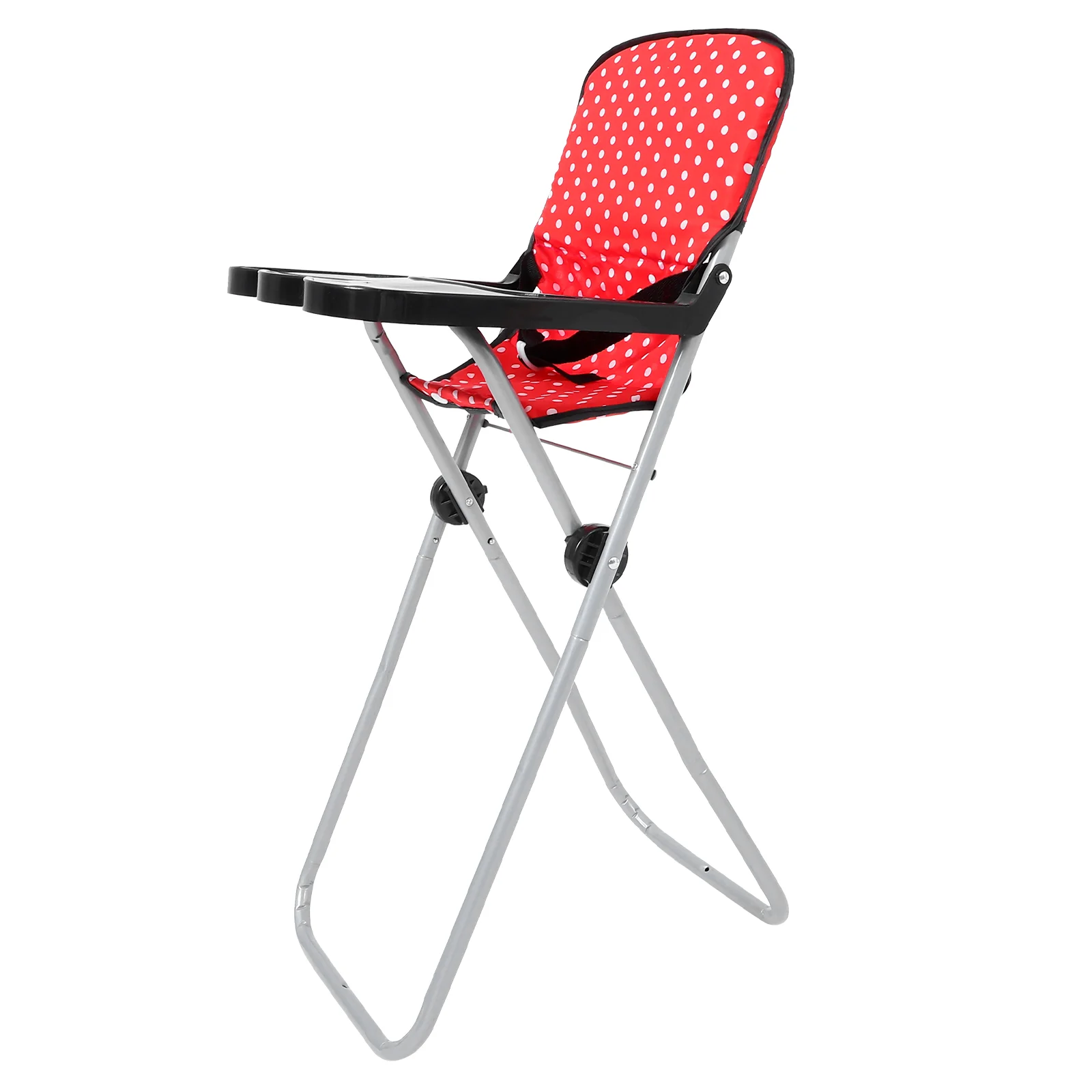 Girls Dolls Dining Chair Stuff Toy Highchair For Party Games Red Small Baby Child
