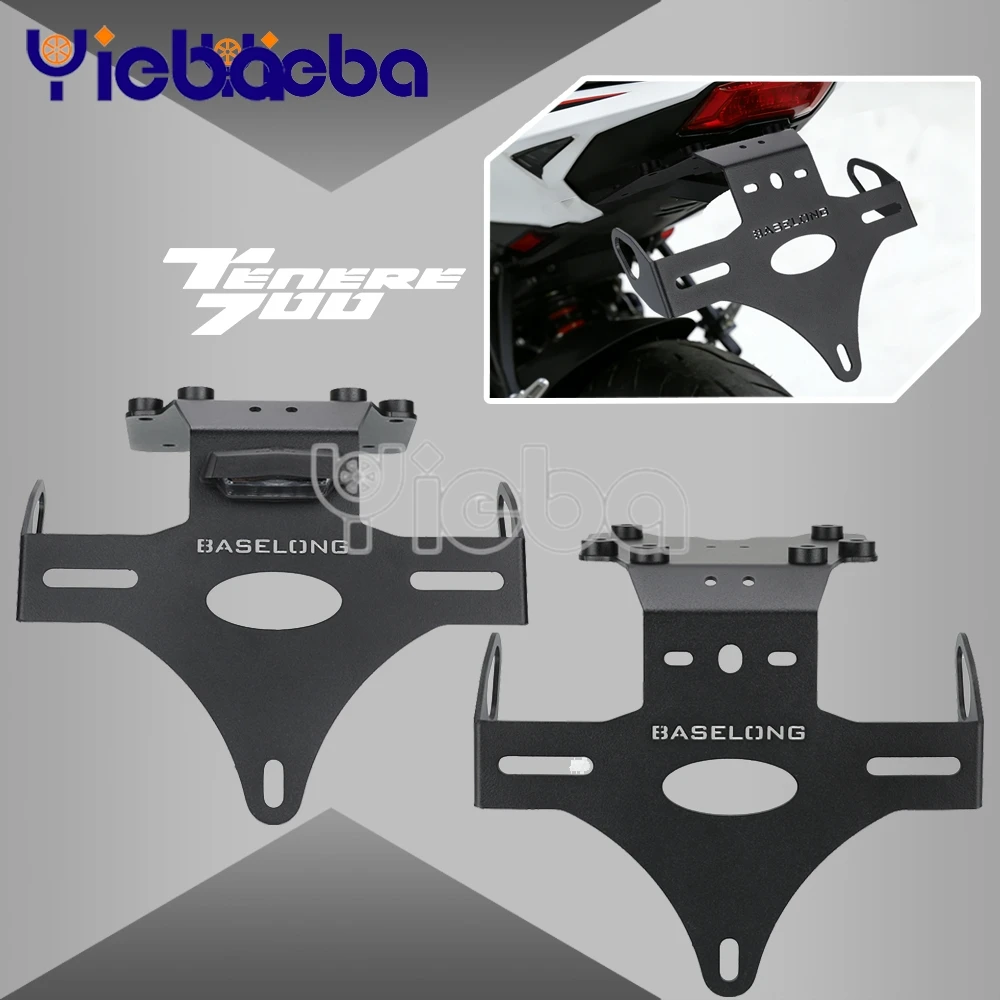 

For Yamaha TENERE 700 Tenere 700 Rally / World Rally Tenere700 T7 2019 2020-2025 2026 Motorcycle License Plate Bracket Holder