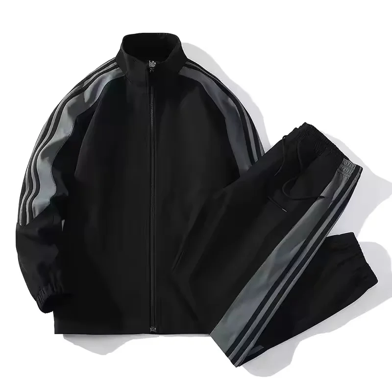 

2026 Spring and Autumn New Outdoor Sports Jacket Set for Men's Casual Sports and Leisure High Quality Two piece Set