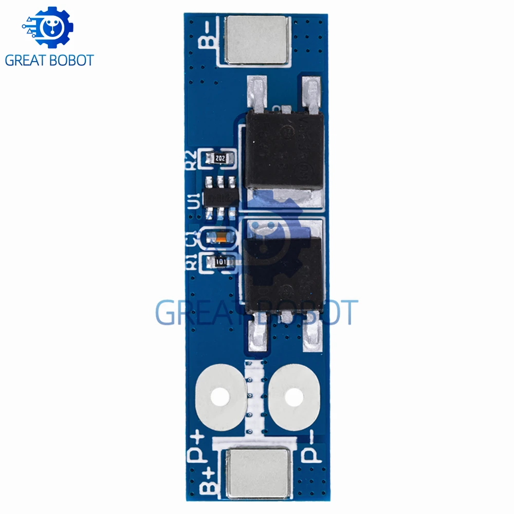 BS 1S 12A 3.7V Li-ion / 3.2V Lifepo4 18650 Battery Charging Protection Board Short Circuit Protection BMS PCM For Electric Motor