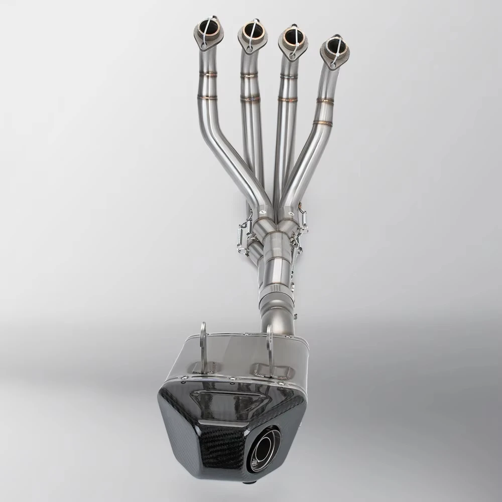 High - Efficiency Motorcycle stainless steel exhaust front section connection for Kawasaki Z900 2017-2023 full exhaust pipe