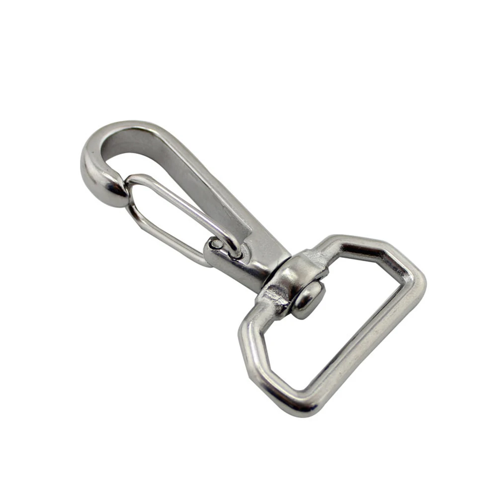 

2pcs Spring Hook Luggage Accessories Heavy Duty Safety Buckle Stainless Steel Gourd Shape Carabiner Screwgate Locking Ideal