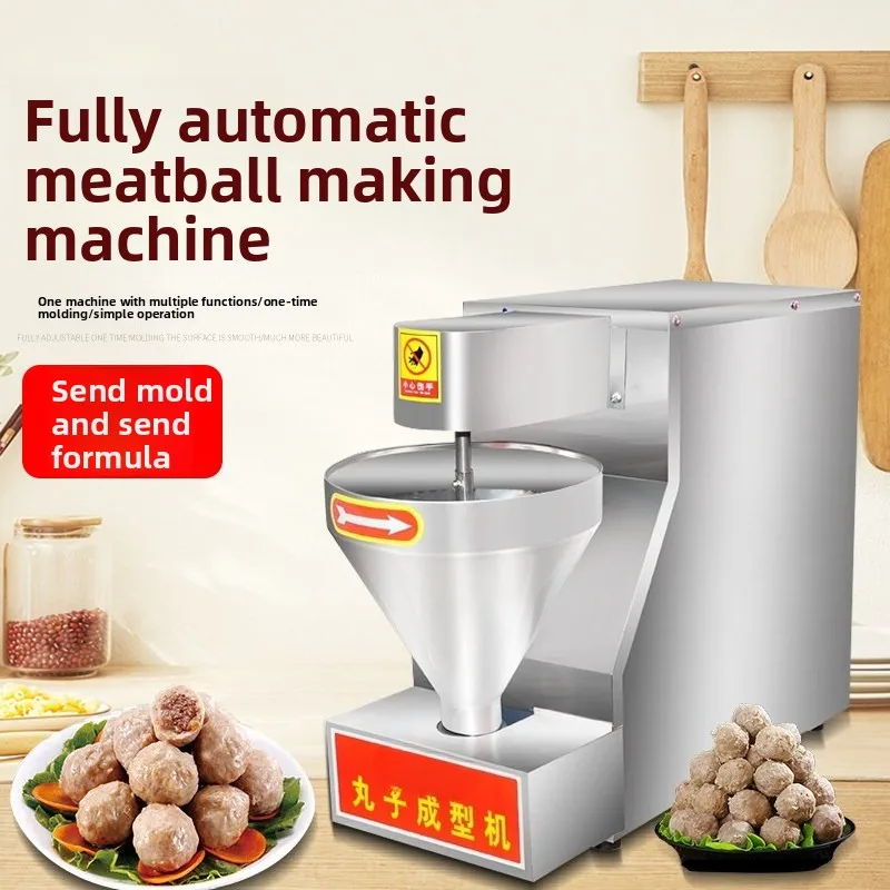 Small Fully Automatic Meatball Machine Forming Machine Commercial Meatball Machine Fish Ball Beef Ball Household