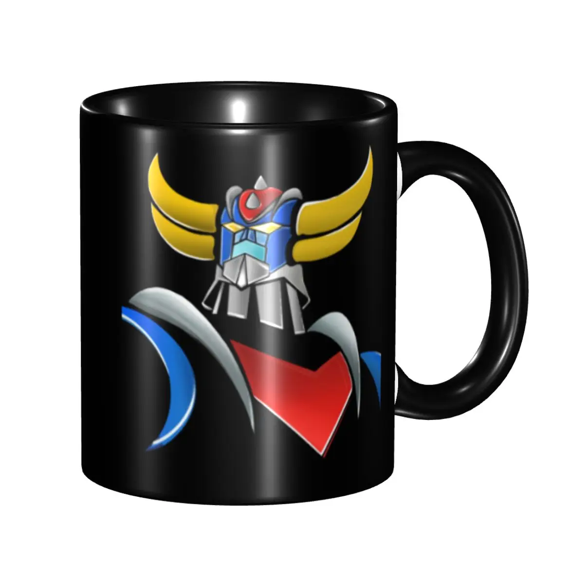 

Goldorak Grendizer Coffee Mugs DIY Customized Anime UFO Robot Goldrake Ceramic Mug Creative Present