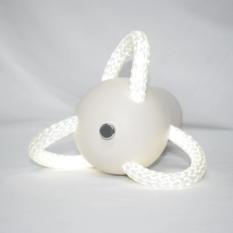 Unique Hand-Woven Table Lamp Inspired by Nezha, Touch Control, 3-Color Changing, LED Night Light for Home Decor and Ambiance