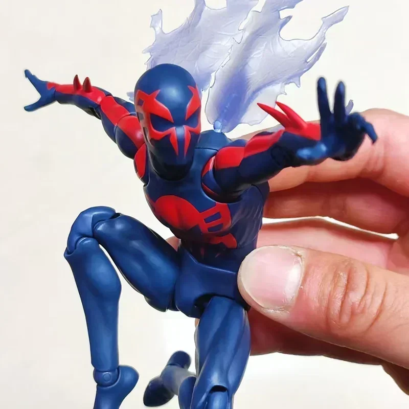 Em estoque Mafex 239 Spider-Man 2099 KO versão em quadrinhos – modelo de figura de ação de anime presente personalizado