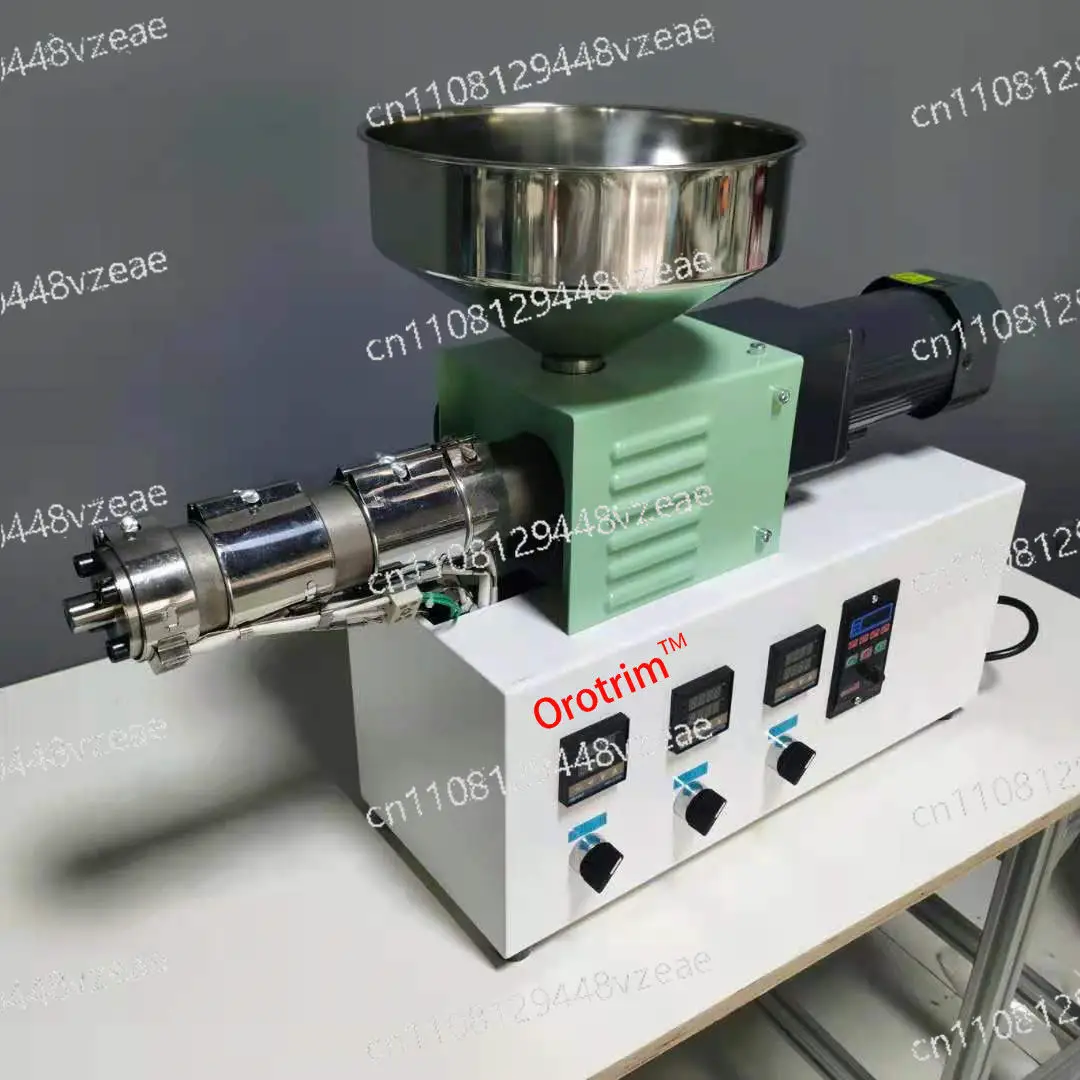 SJ25 Micro Brushed Pipe Profile Extruder Experimental Grade Small Desktop Extruder 3D Printing Silk Extruder