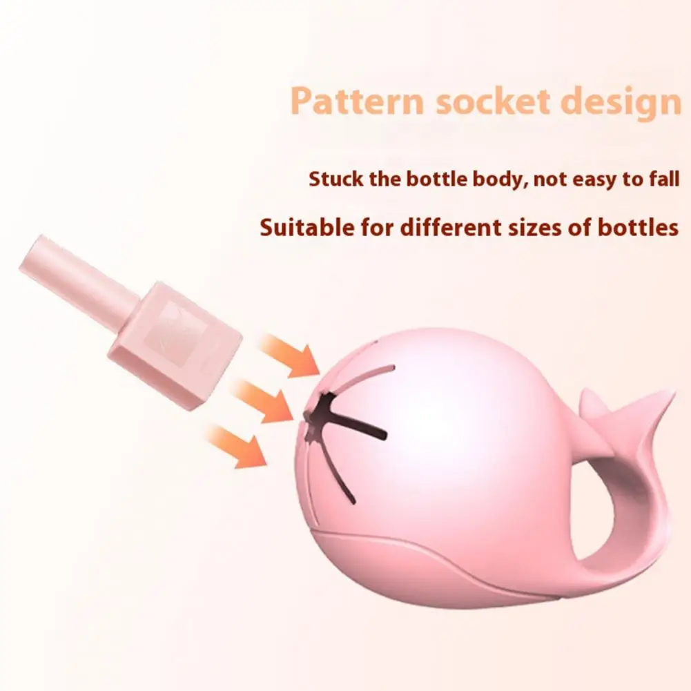 Organizzatore per bottiglie di smalto Porta smalto in silicone indossabile per manicure a prova di fuoriuscite Anello organizzatore portatile per una facile