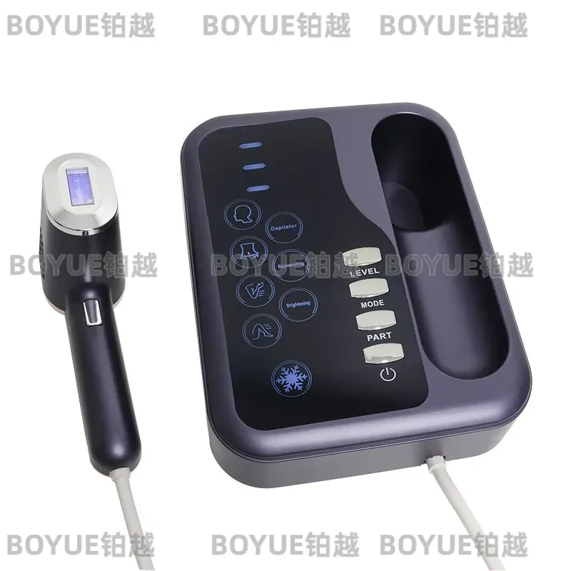 Painless IPL Hair Removal Device 30J Energy IGBT Flash Home Use Multifunctional Beauty Instrument with 4 Interchangeable