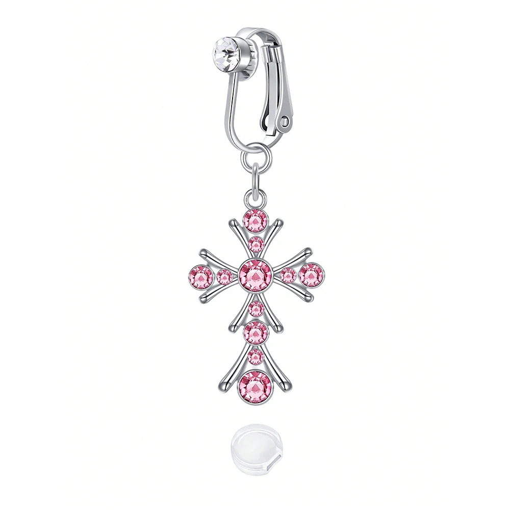 Fake Belly Button Ring Clip-On for Women