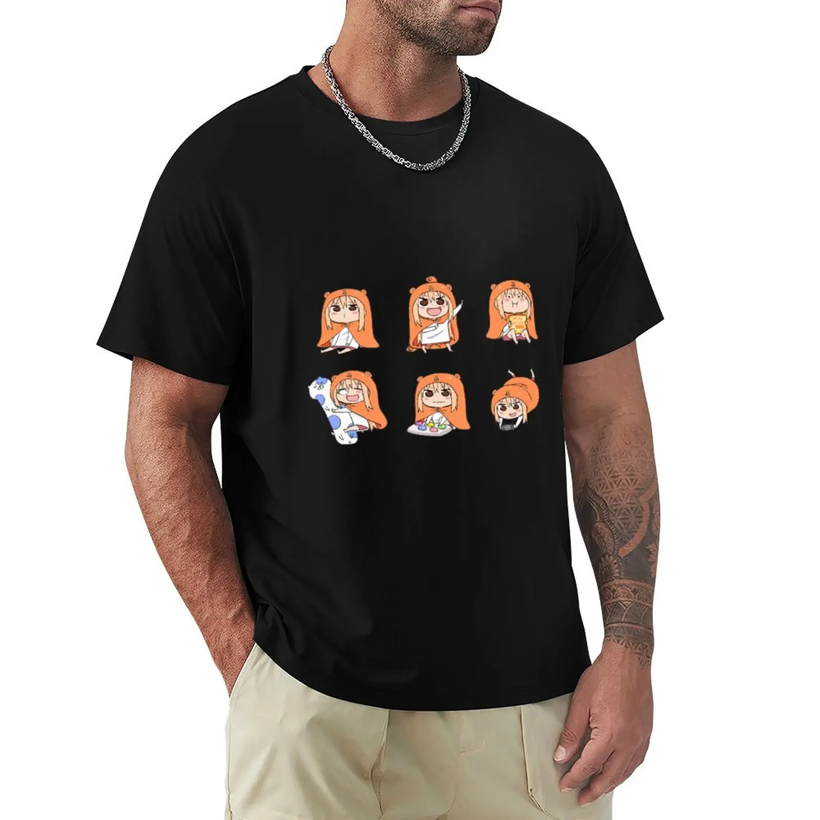 

umaru chan pack T-Shirt Work Outdoor Short Sleeve Tee
