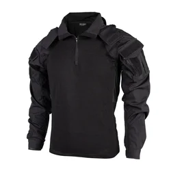 BACRAFT SP2 Version Tactical Shirt Combat Clothes  Outdoors Tactics Accessories Black Hunting Base Layers