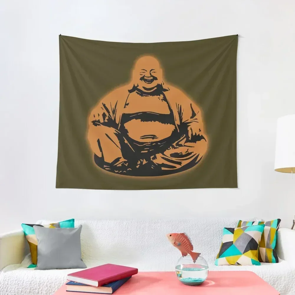 

Happy Buddha Tapestry Wall Deco Decorative Paintings Tapestry