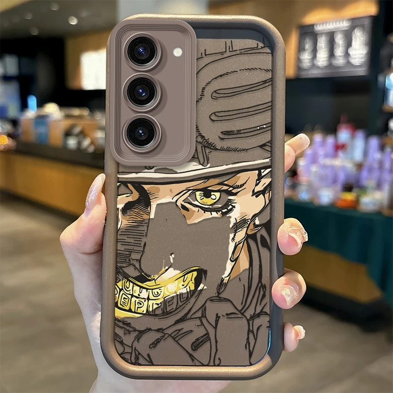 Etui na telefon JoJo Steel Ball Run do Samsung Galaxy A35 A34 A33 A32 5G A31 A30 A24 A23 A22 A16 A12 A06 A03 M55 Miękki silikonowy pokrowiec