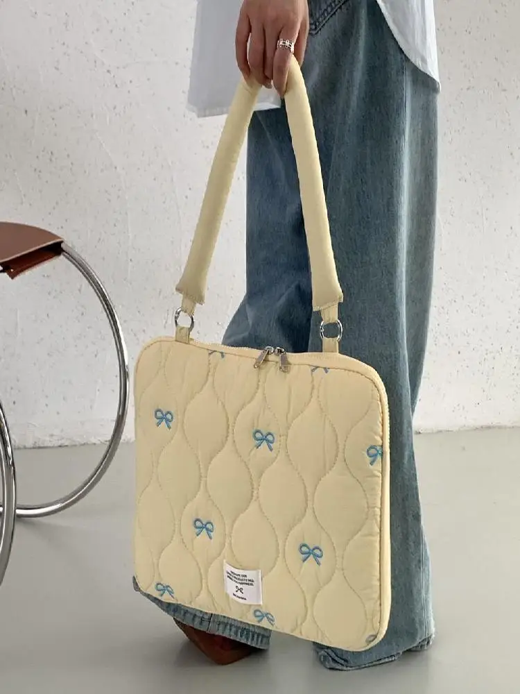 Nowa torba na laptopa 13-15,6 cala, duża pojemność, etui na tablet z kokardą, wielofunkcyjna, odporna na wstrząsy torba na laptopa. — zdjęcie produktu 7