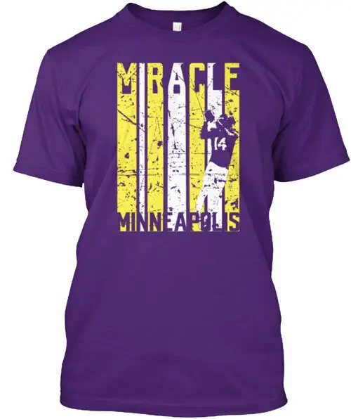 The Minneapolis Miracle Minnesota T-Shirt Tees High Quality 100%Cotton Short Sleeve