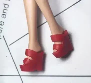 High quality YJ22 classic shoes flat foot high heels sandals fun to choose for your Barbiie dolls 1/6 Scale accessories