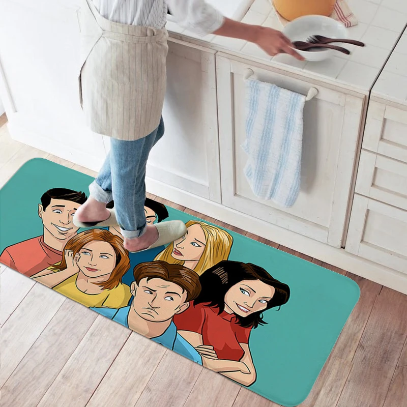 Custom Bathroom Rug S-Friendss Mats for Home Decorations Anime Carpet Kitchen Treadmill Rugs Carpet Living Laundry Room Rug