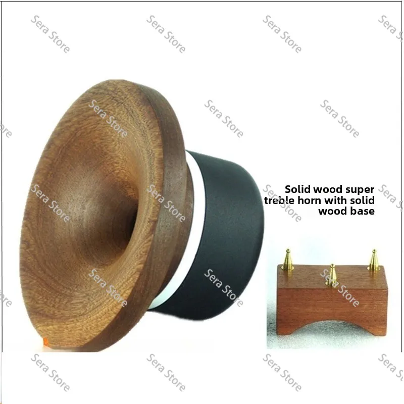 Solid Wood HiFi Tweeter Horn 1200-32000Hz 106dB High Sensitivity Speaker Driver Replacement Audio Accessories For Home Stereo