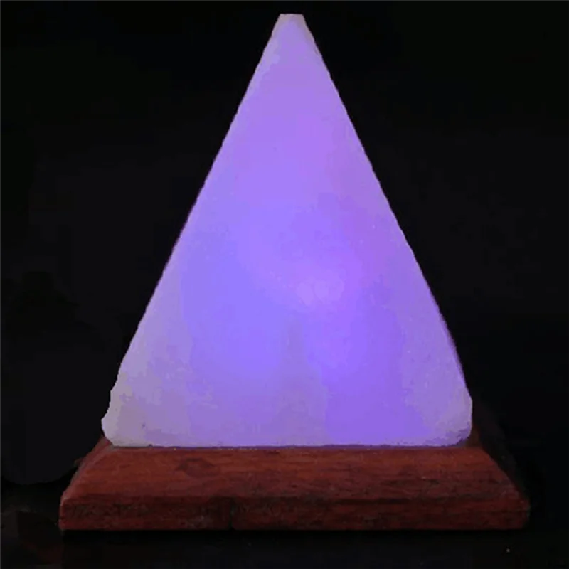 -ABKM ヒマラヤクリスタルソルトランプ USB LED ピラミッドソルトクリスタルランプクリスタル装飾ランプ雰囲気雰囲気ランプ