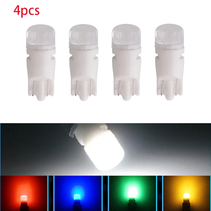 4 pz T10 ceramica 6V 6.3V DC 194 168 W5W 158 175 2825 lampadine a LED per flipper macchina bianco caldo ambra bianco blu rosso verde