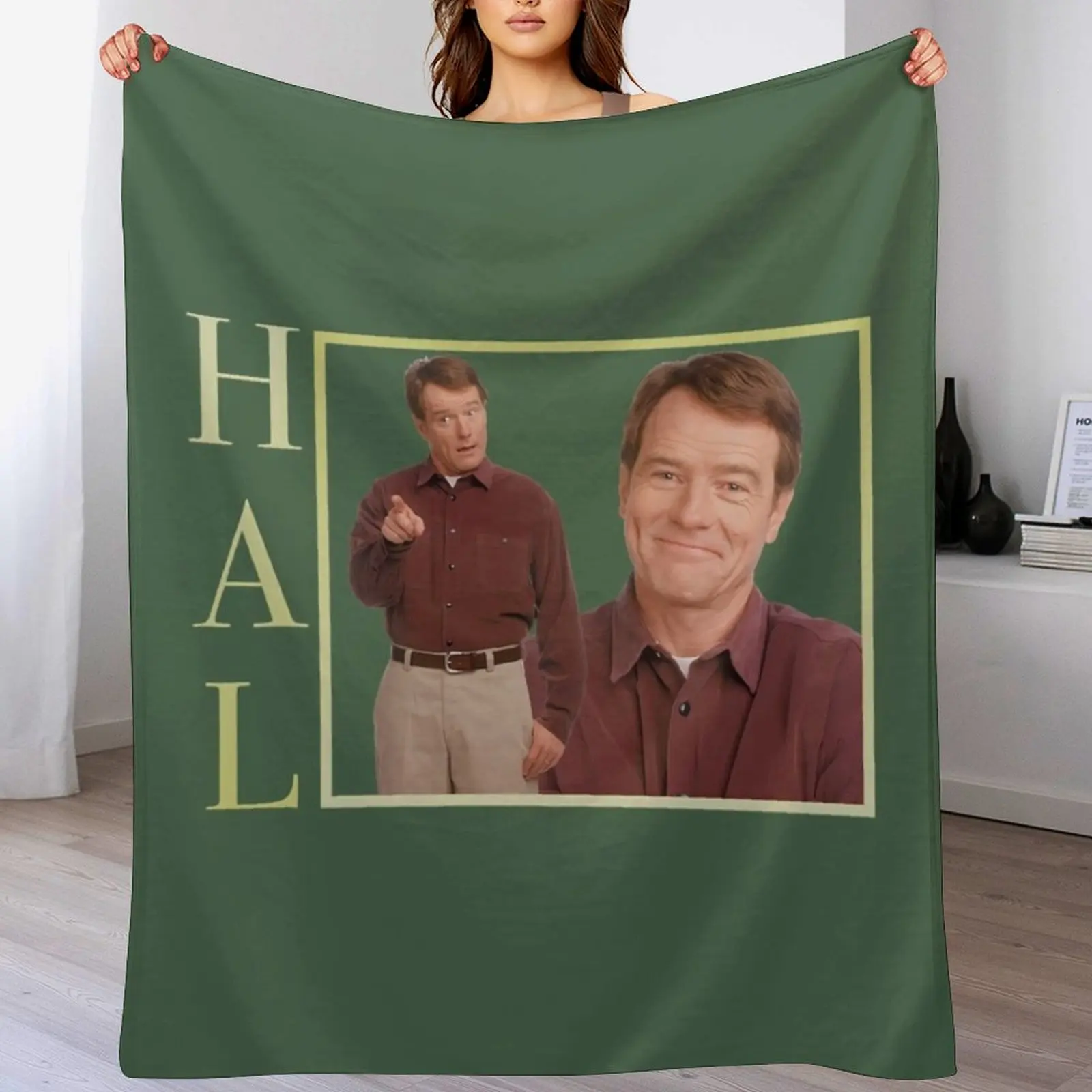 

Hal - Malcolm in the Middle \t Throw Blanket Cozy Sofa Blanket for TV Watching Napping