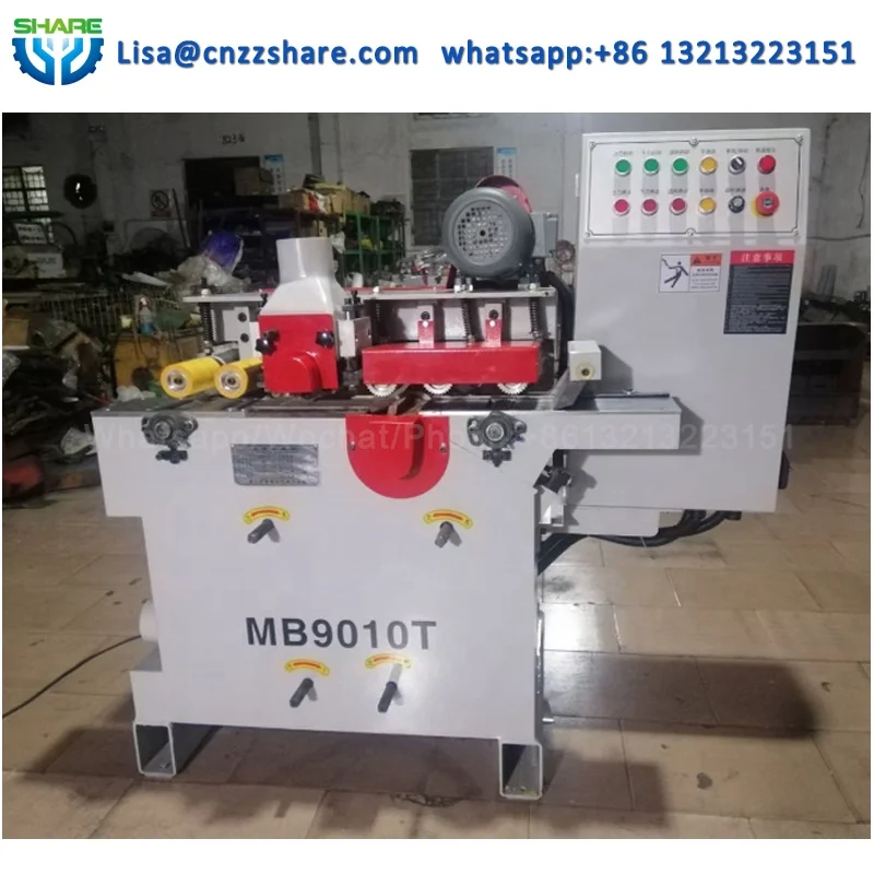 Round wood broom stick thread making machine