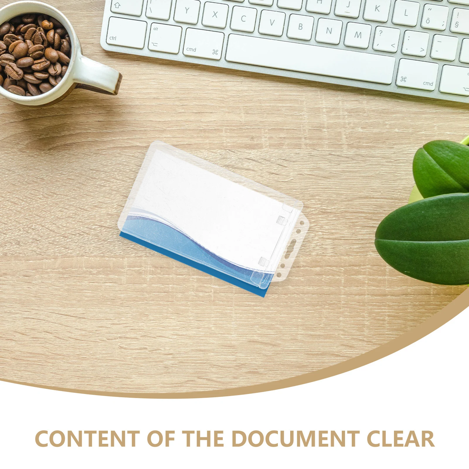 5 قطعة شارة واضحة كم حامل بطاقة الهوية حامل شارة الاسم الأفقي قابلة لإعادة الاستخدام حامي بطاقة شفافة للمكتب والمدرسة