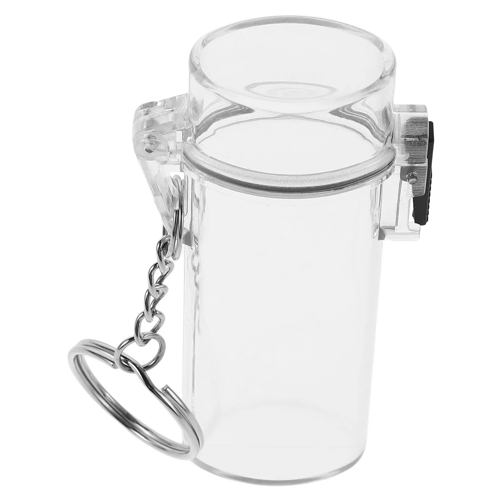 

Waterproof Lighter Shell Protective Case Keychain Stainless Steel Holder Multifunctional Travel Cover Lightweight Portable
