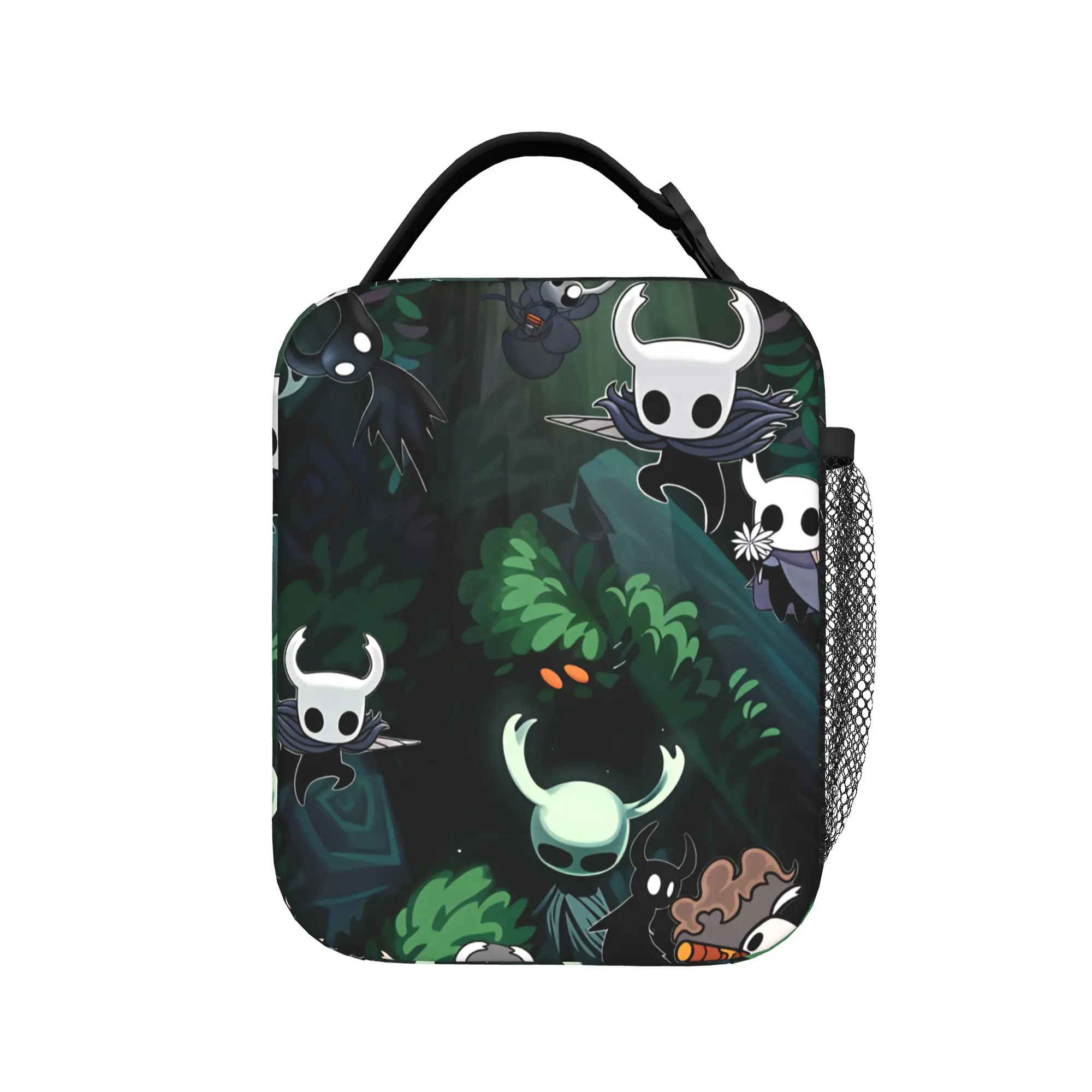 Hornet Hollow Knight Silksong  Lunch Bag Casual School Lunch Box Custom Portable Zipper Tote Food Bags