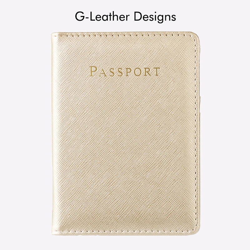 Classic Travel Passport Holders Covers Saffiano Leather Passport Wallet Travel Organizer Document Card Holder